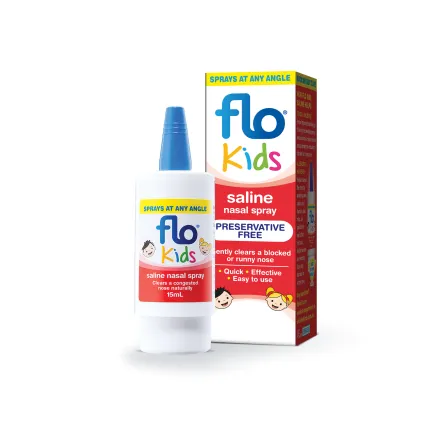 FLO Kids Saline Nasal Spray 15ml
