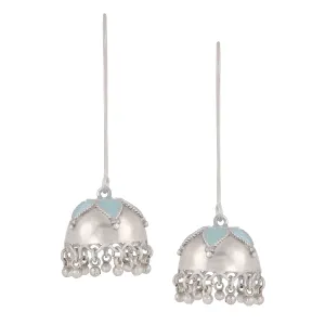 Floret Aqua Jhumkis