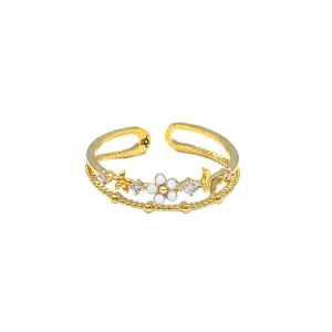 Flower Flutter Ring