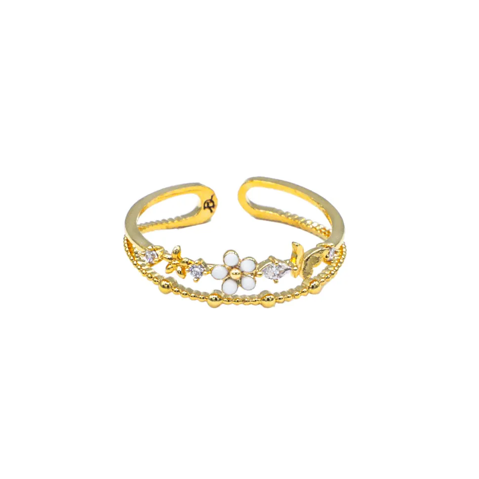Flower Flutter Ring
