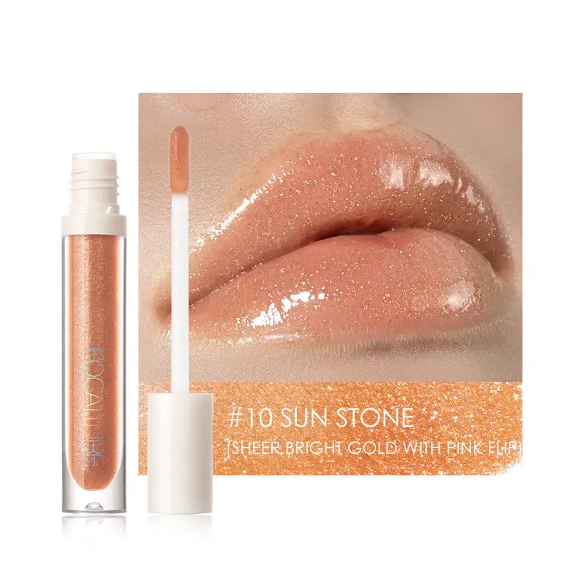 FOCALLURE Liquid Lipstick High Pigment Plumpling Lipgloss Waterproof Not-sticky Moisturizing Lip Balm Lip Tint Makeup Cosmetics