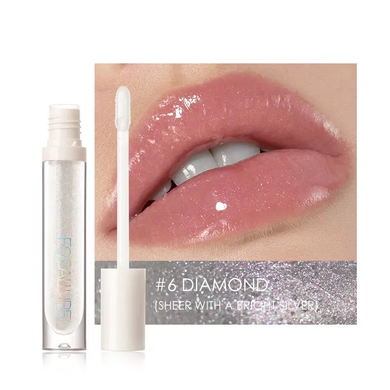 FOCALLURE Liquid Lipstick High Pigment Plumpling Lipgloss Waterproof Not-sticky Moisturizing Lip Balm Lip Tint Makeup Cosmetics