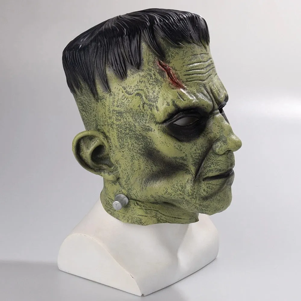 Frankenstein Mask Devil Monsters Cosplay Masks Zombie  Mascarillas Evil Latex Masques Anime Face Mascaras Halloween Costume Prop