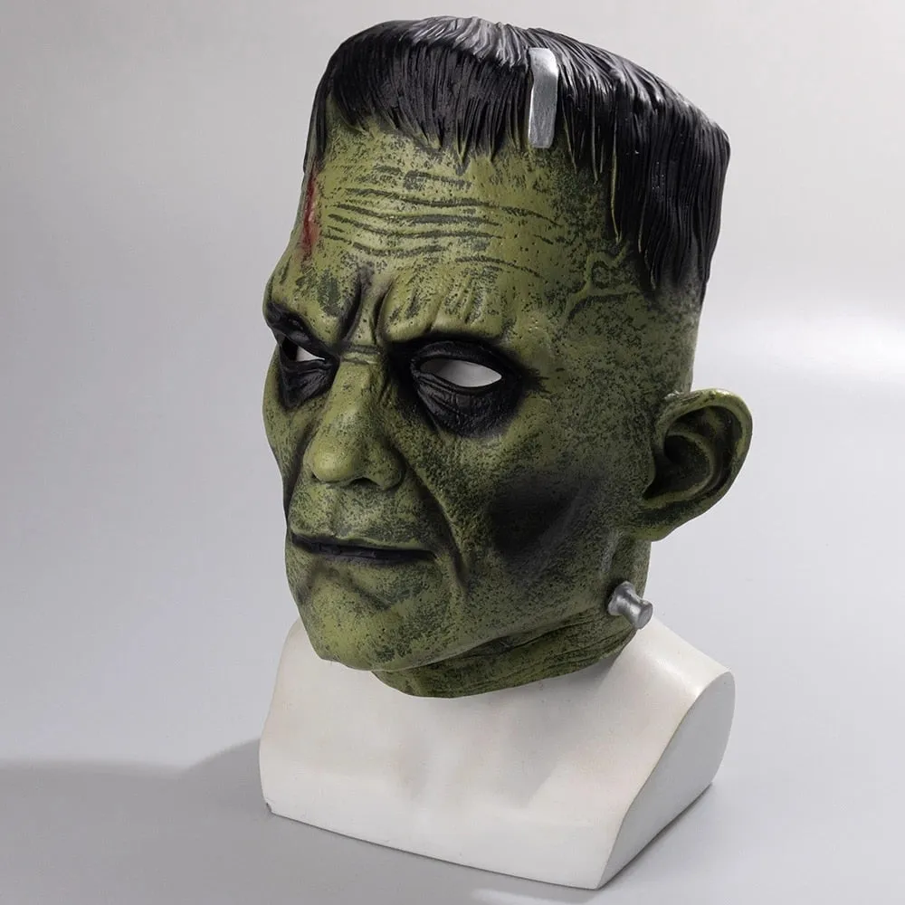 Frankenstein Mask Devil Monsters Cosplay Masks Zombie  Mascarillas Evil Latex Masques Anime Face Mascaras Halloween Costume Prop