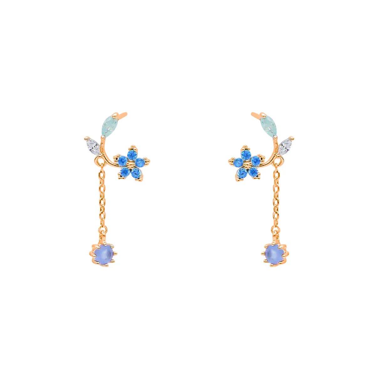 Frosty Flower Earrings