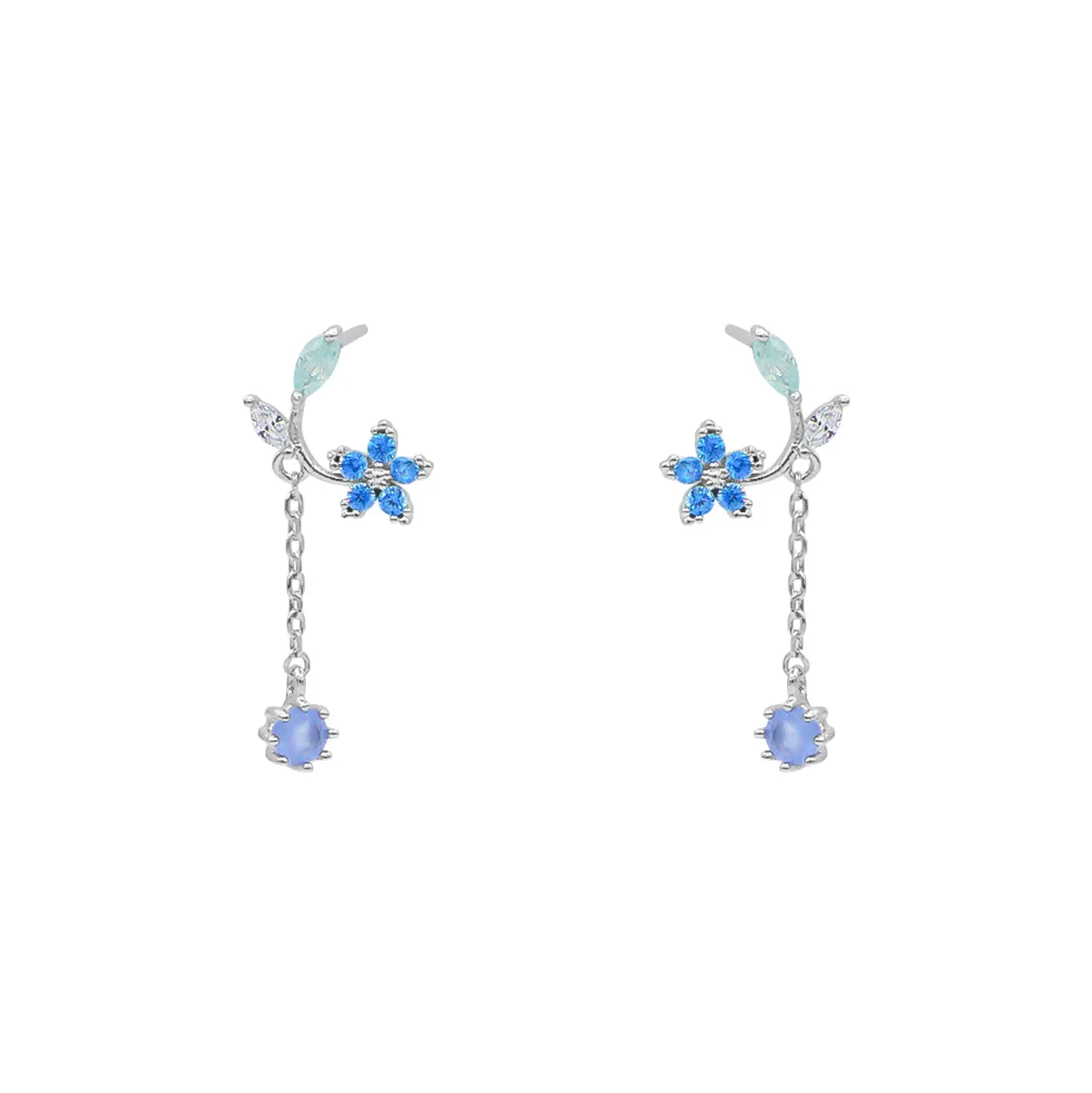 Frosty Flower Earrings