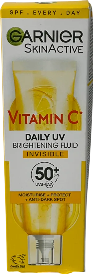 Garnier Vitamin C Daily Uv Brightening Fluid Glow Spf 50  40ml