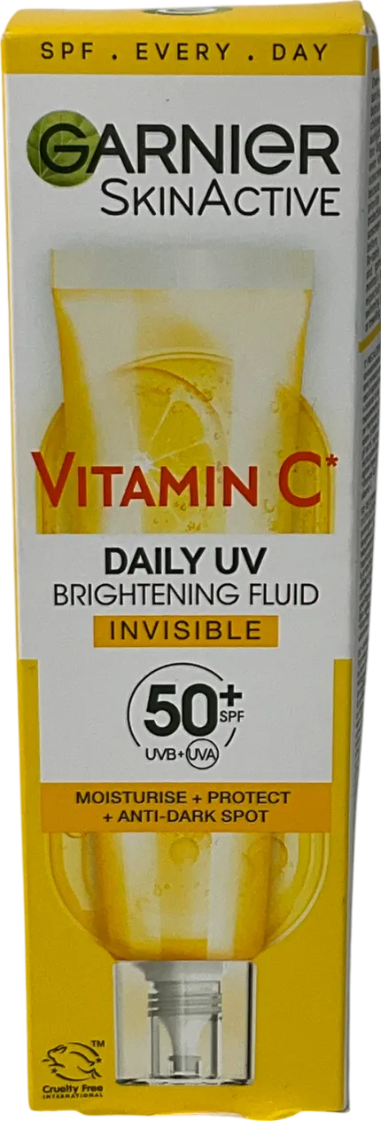 Garnier Vitamin C Daily Uv Brightening Fluid Glow Spf 50  40ml