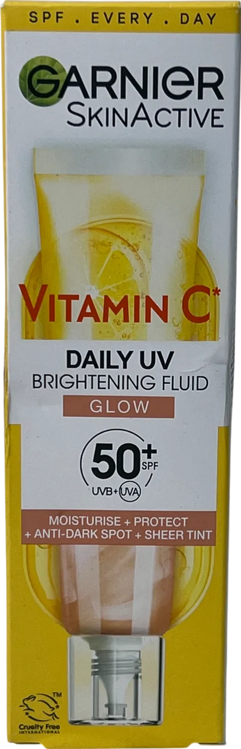 Garnier Vitamin C Daily Uv Brightening Fluid Glow Spf 50  40ml