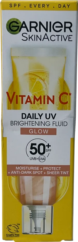 Garnier Vitamin C Daily Uv Brightening Fluid Glow Spf 50  40ml