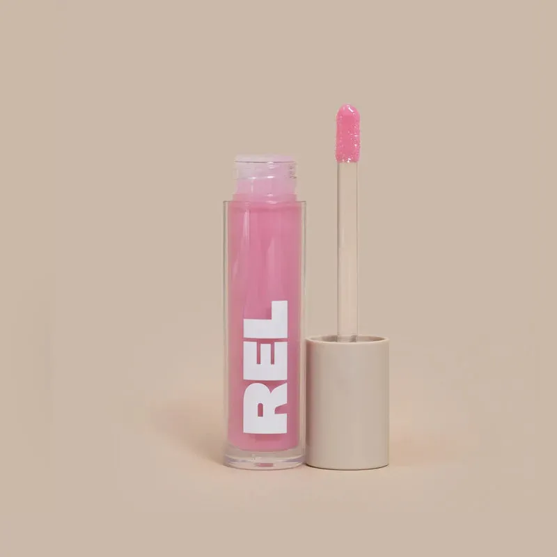 glossy lip oil - wave (pink)