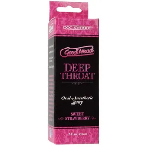 GoodHead Deep Throat Spray - Sweet Strawberry