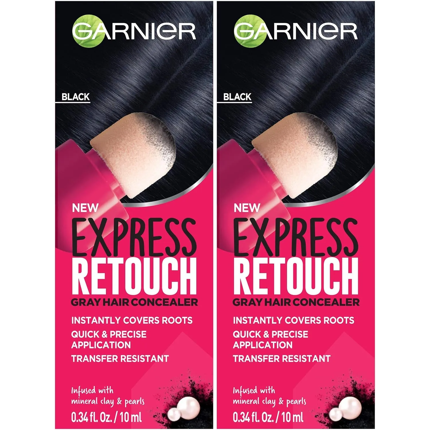 Hair Color Express Retouch Gray Hair Concealer, Instant Gray Coverage, Brown, 1 Count