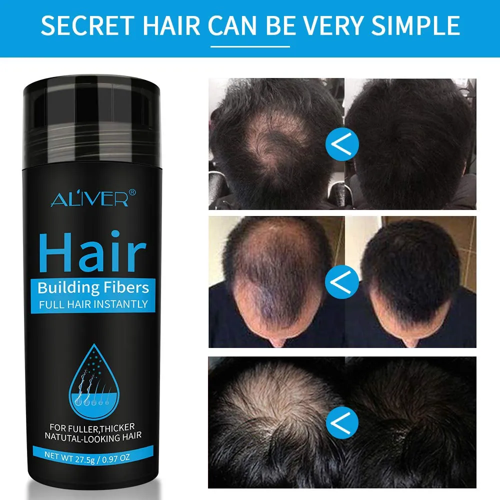 Hair Fibers for Thinning Hair, Natural Formula Hair Fiber, Hair Building Fibers Refill