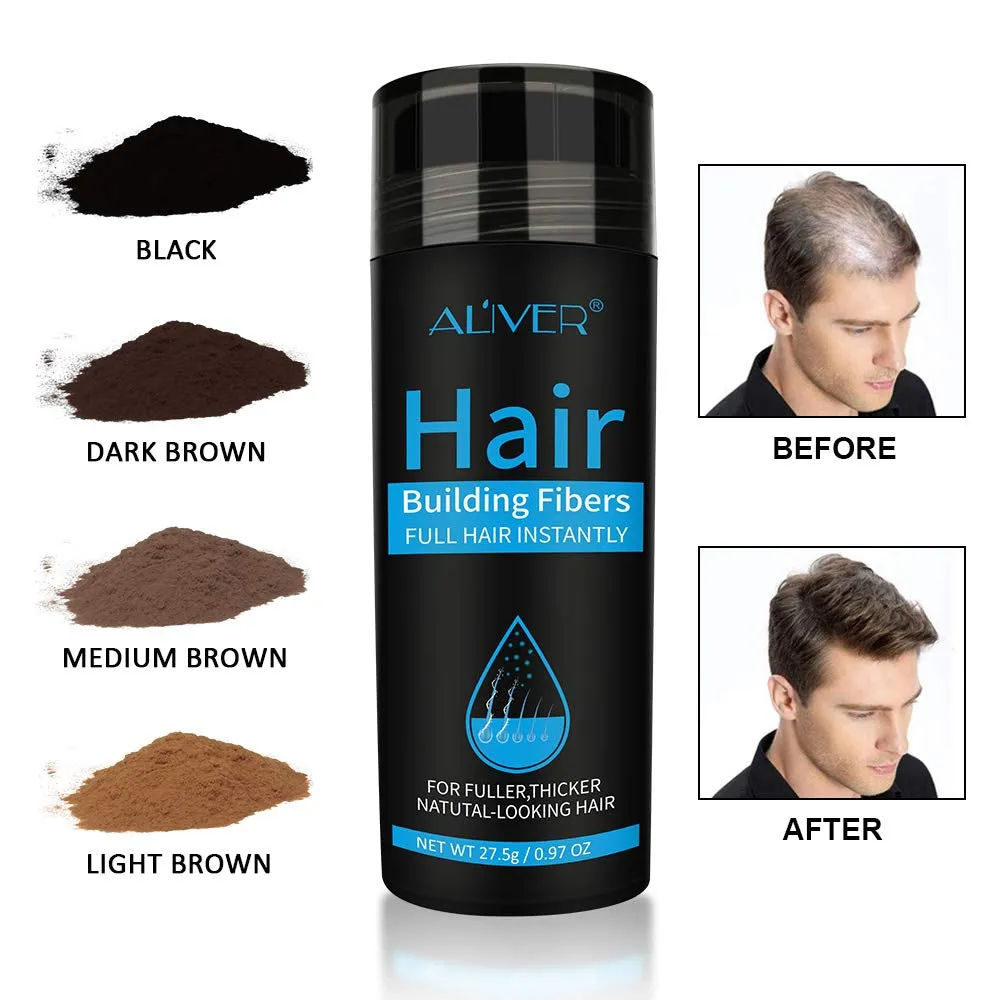 Hair Fibers for Thinning Hair, Natural Formula Hair Fiber, Hair Building Fibers Refill