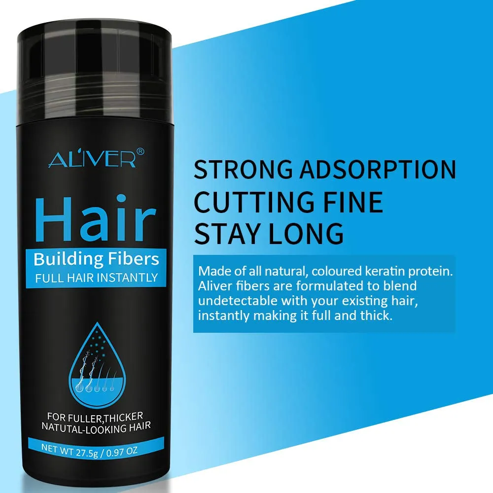 Hair Fibers for Thinning Hair, Natural Formula Hair Fiber, Hair Building Fibers Refill