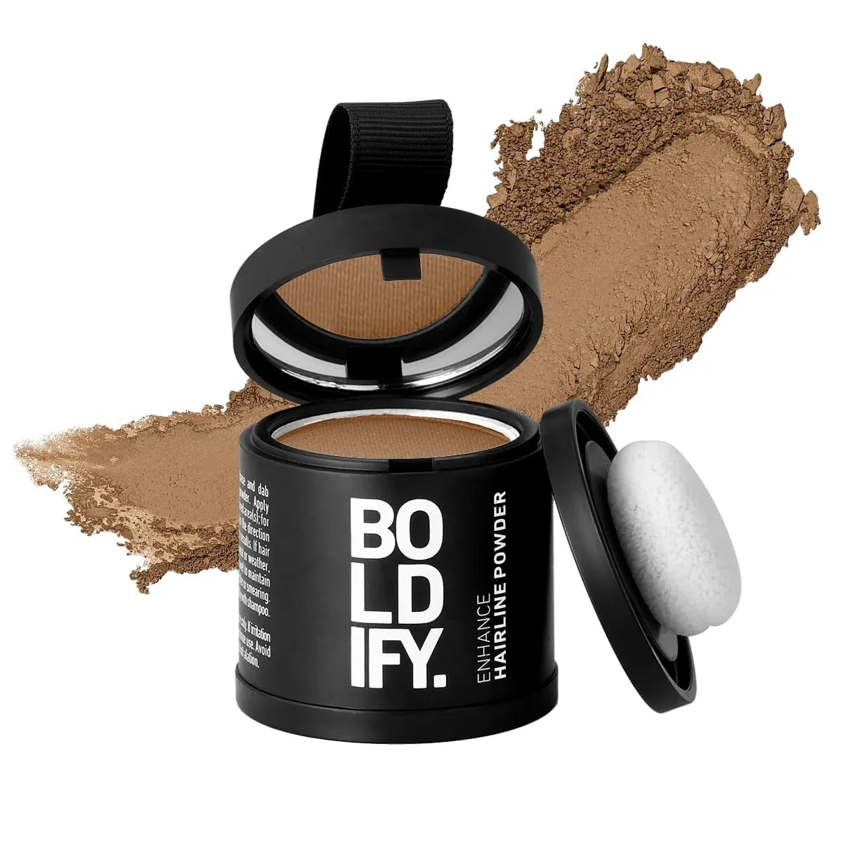 Hairline Powder - Root Touch up Hair Color for Gray Coverage - Bald Spot Concealing Hair Powder for Women & Men - 48-Hour Stain-Proof - Dark Brown