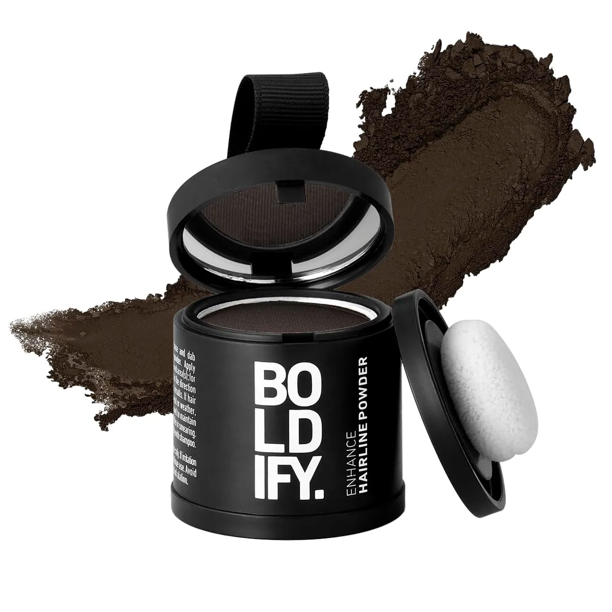 Hairline Powder - Root Touch up Hair Color for Gray Coverage - Bald Spot Concealing Hair Powder for Women & Men - 48-Hour Stain-Proof - Dark Brown