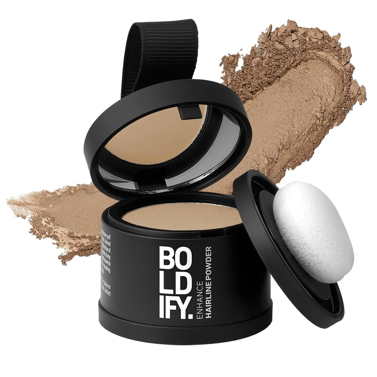 Hairline Powder - Root Touch up Hair Color for Gray Coverage - Bald Spot Concealing Hair Powder for Women & Men - 48-Hour Stain-Proof - Dark Brown