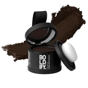 Hairline Powder - Root Touch up Hair Color for Gray Coverage - Bald Spot Concealing Hair Powder for Women & Men - 48-Hour Stain-Proof - Dark Brown