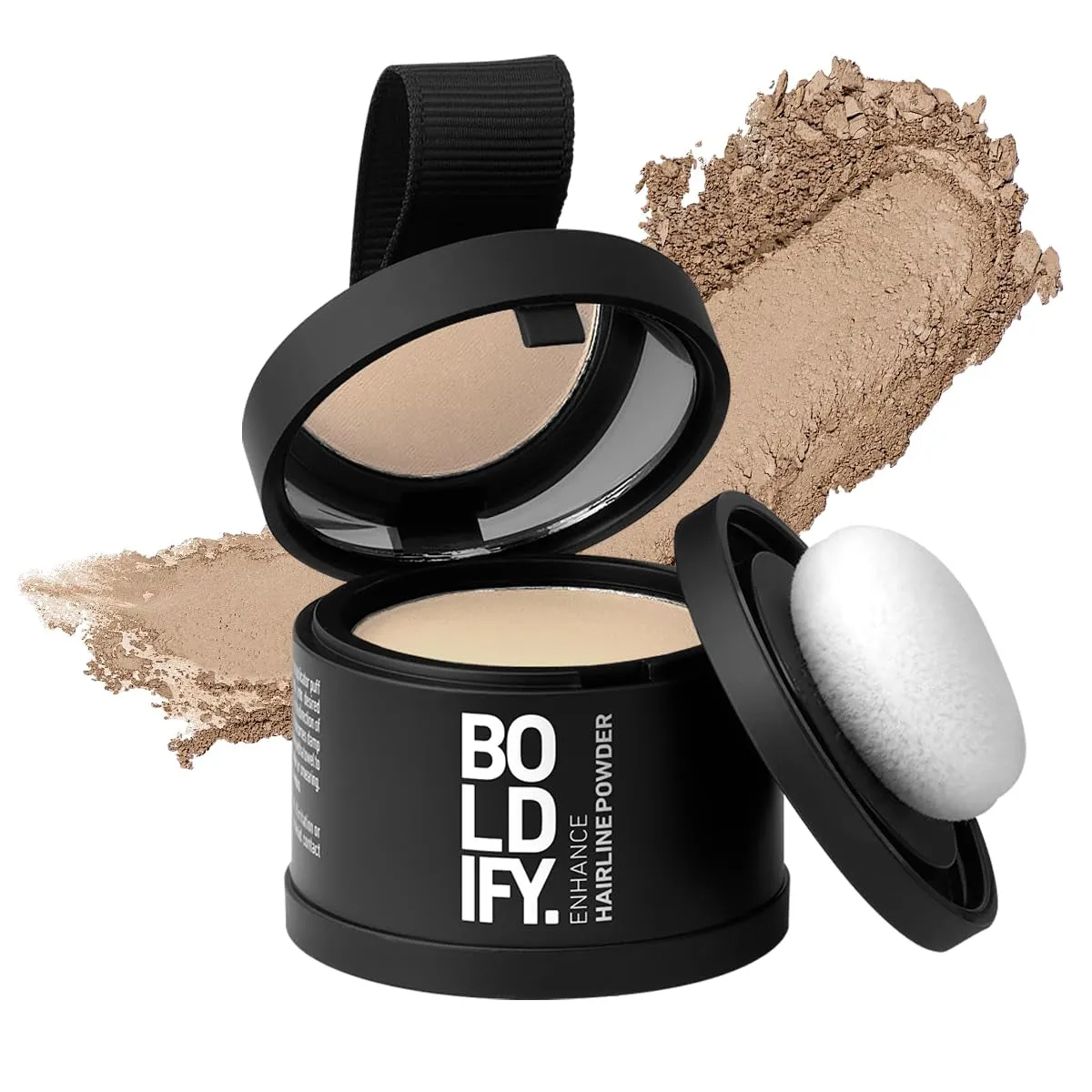 Hairline Powder - Root Touch up Hair Color for Gray Coverage - Bald Spot Concealing Hair Powder for Women & Men - 48-Hour Stain-Proof - Dark Brown