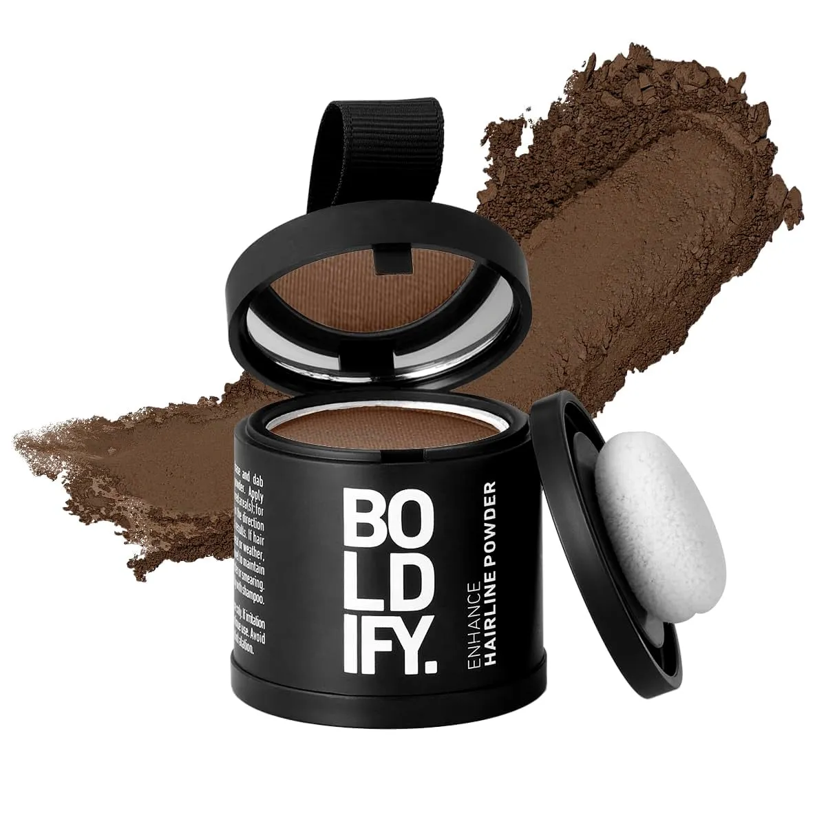Hairline Powder - Root Touch up Hair Color for Gray Coverage - Bald Spot Concealing Hair Powder for Women & Men - 48-Hour Stain-Proof - Dark Brown