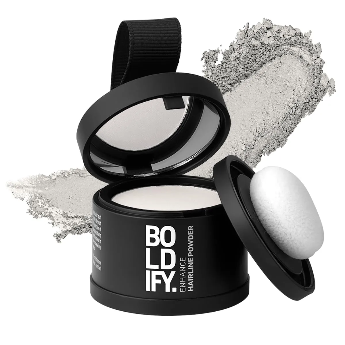 Hairline Powder - Root Touch up Hair Color for Gray Coverage - Bald Spot Concealing Hair Powder for Women & Men - 48-Hour Stain-Proof - Dark Brown