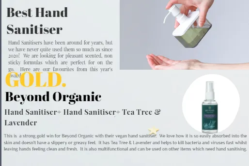 Hand Sanitiser  Refillable Starter Set