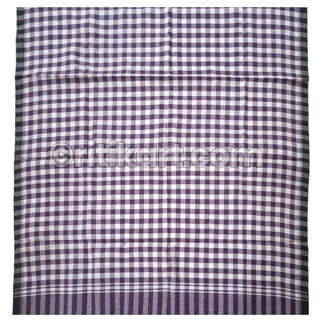 Handloom Cotton Gamucha 80 Cm X 220 CMS