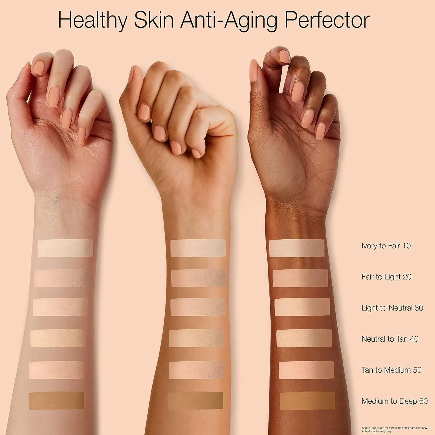 Healthy Skin Anti-Aging Perfector Tinted Facial Moisturizer and Retinol Treatment with Broad Spectrum SPF 20 Sunscreen with Titanium Dioxide, 10 Ivory to Fair, 1 Fl. Oz