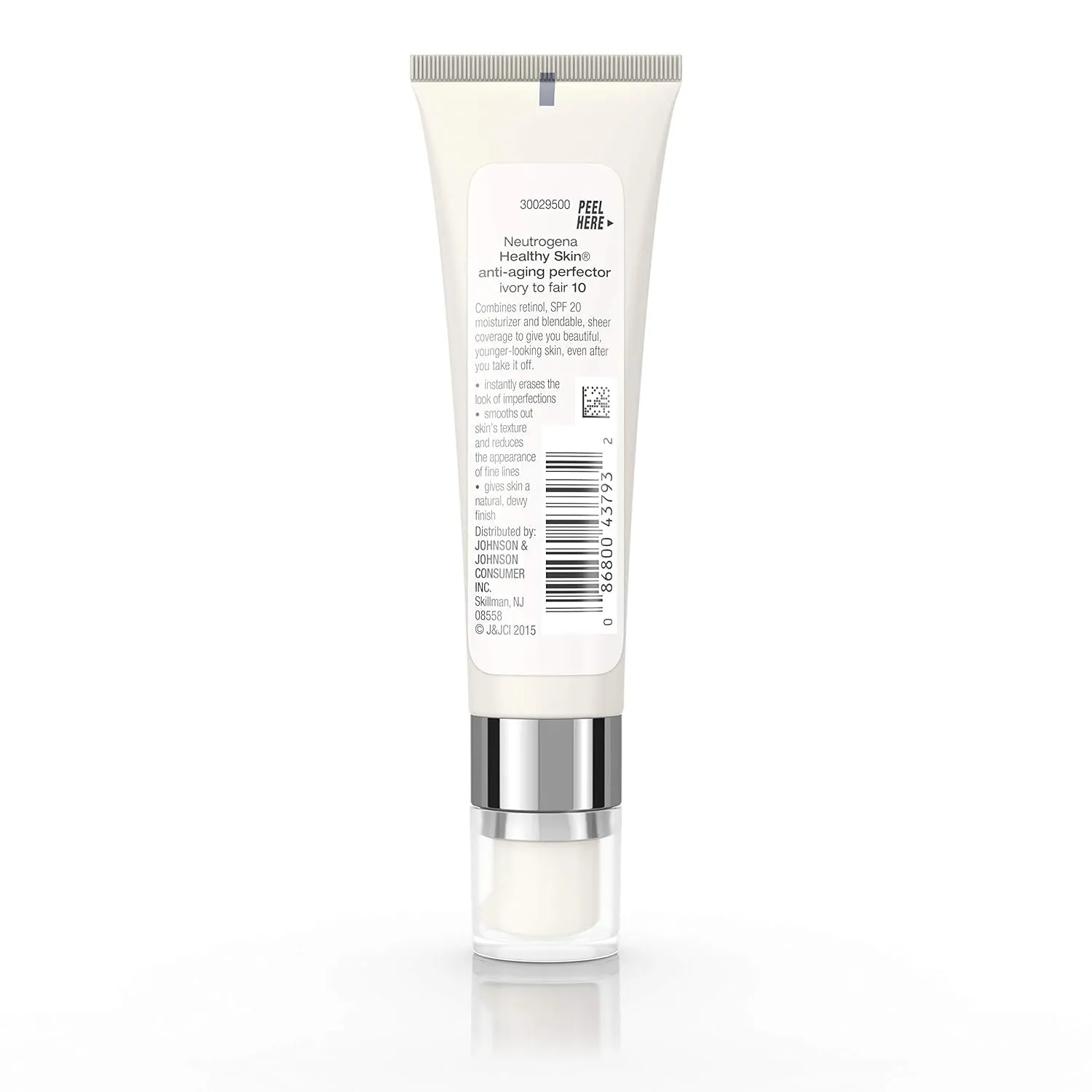 Healthy Skin Anti-Aging Perfector Tinted Facial Moisturizer and Retinol Treatment with Broad Spectrum SPF 20 Sunscreen with Titanium Dioxide, 10 Ivory to Fair, 1 Fl. Oz