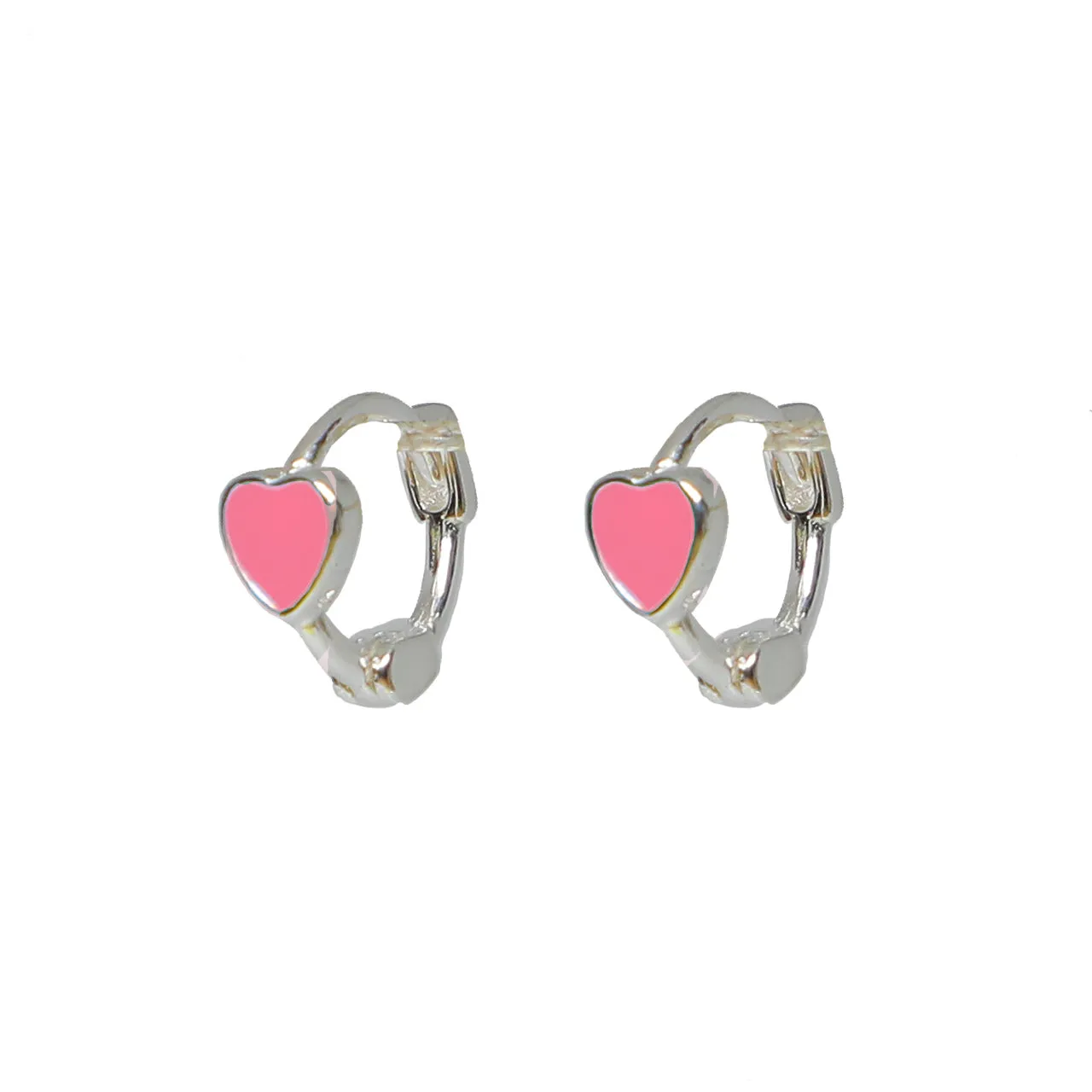 Heart Huggie Earrings