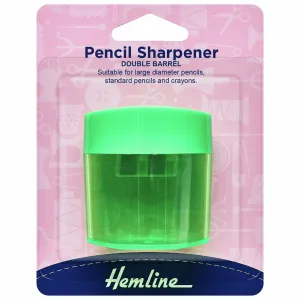 Hemline Pencil Sharpener: Double Barrel