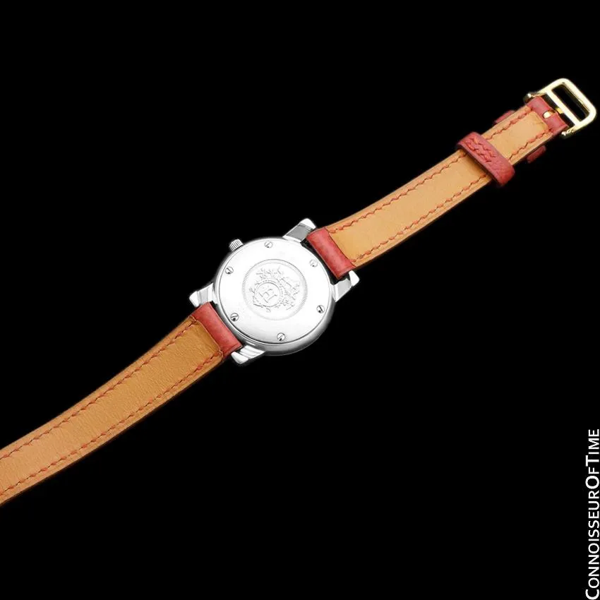 Hermes Carrick Ladies Watch - Stainless Steel & 18K Gold