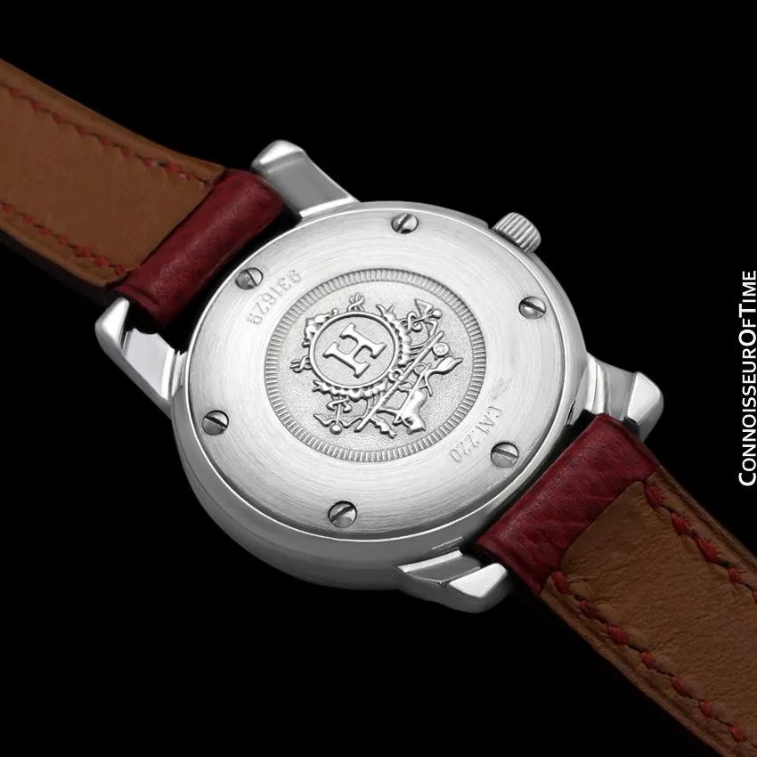 Hermes Carrick Ladies Watch - Stainless Steel & 18K Gold