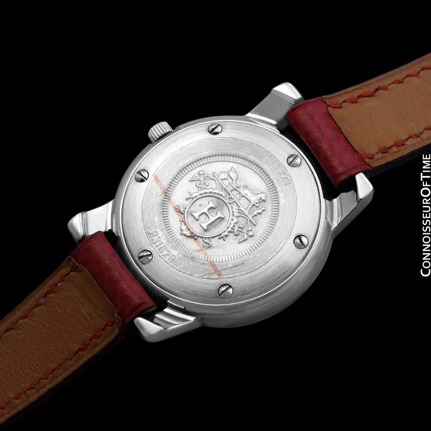 Hermes Carrick Ladies Watch - Stainless Steel & 18K Gold