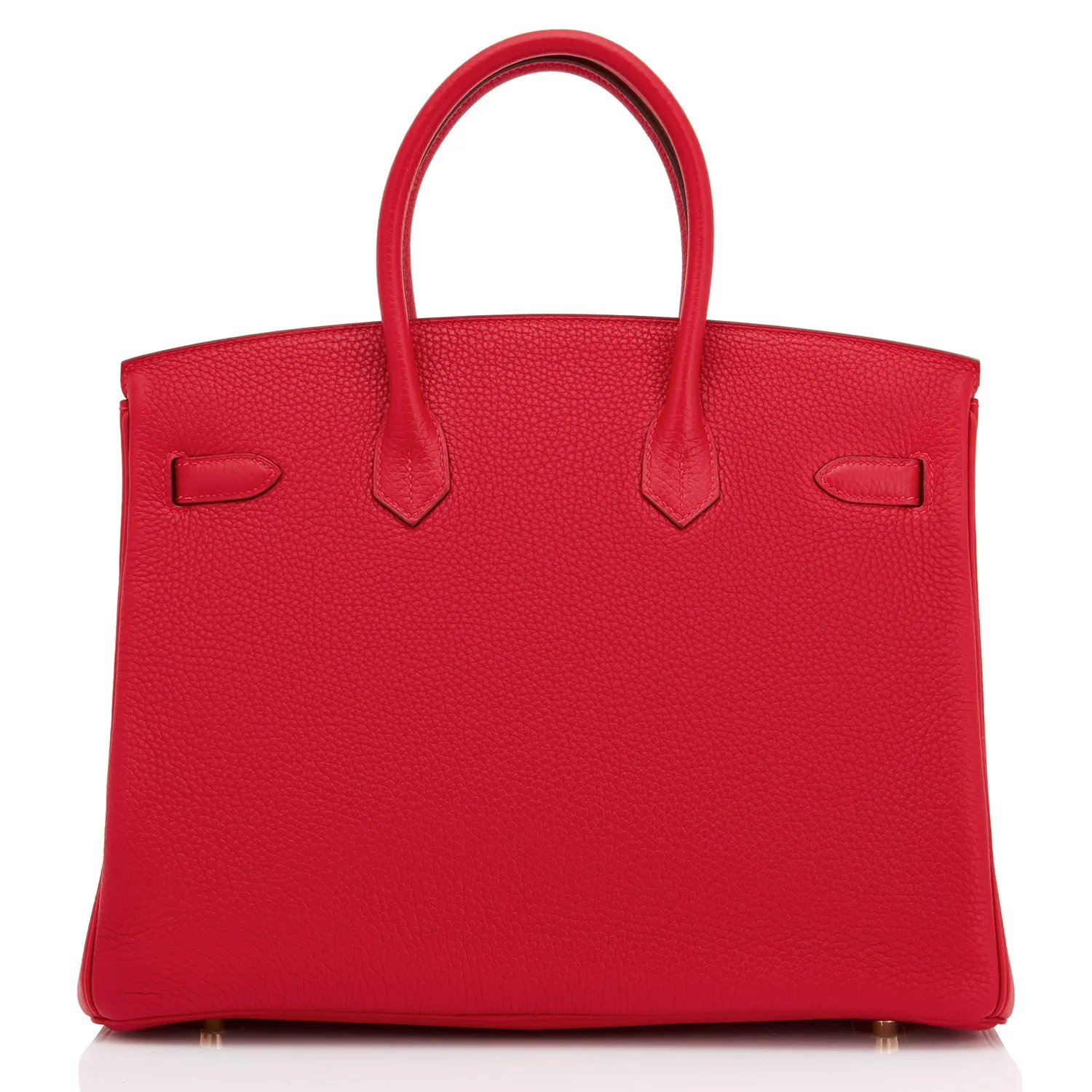 Hermes HSS Rouge Casaque and Rose Extreme 35cm Birkin Special Order Horseshoe Stamp
