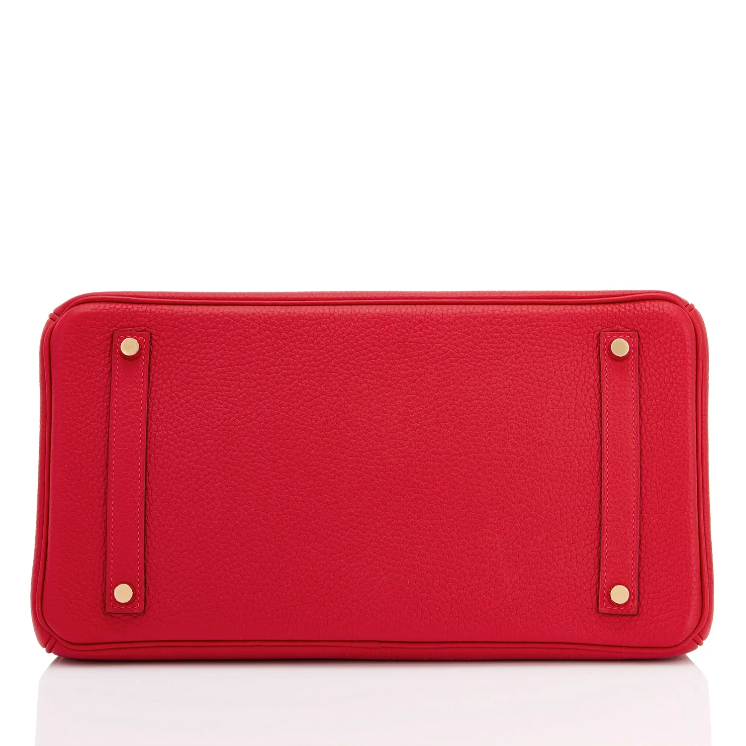 Hermes HSS Rouge Casaque and Rose Extreme 35cm Birkin Special Order Horseshoe Stamp