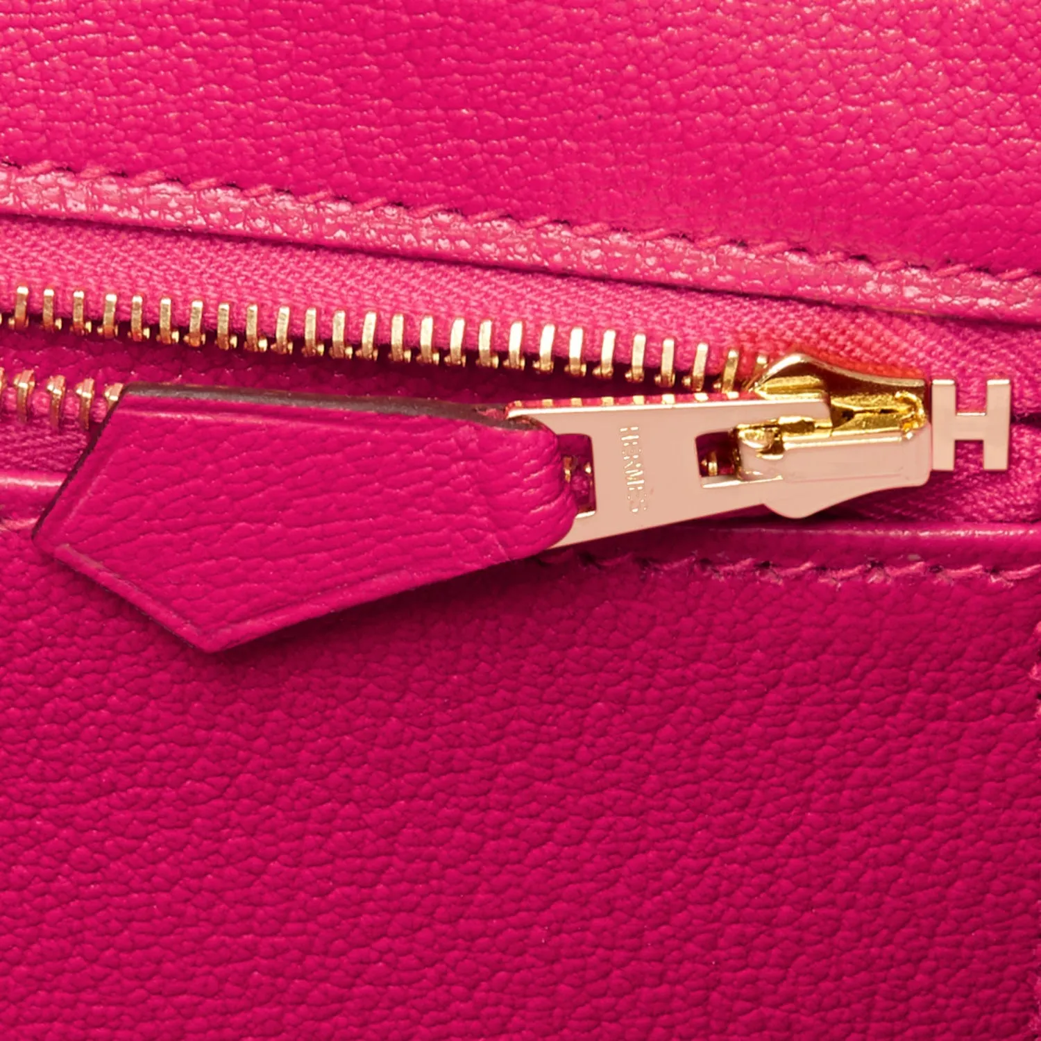 Hermes HSS Rouge Casaque and Rose Extreme 35cm Birkin Special Order Horseshoe Stamp