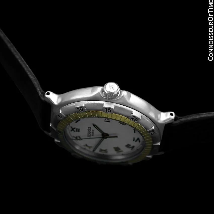 Hermes Ladies Captain Nemo Quartz Watch - Stainless Steel & 18K Gold