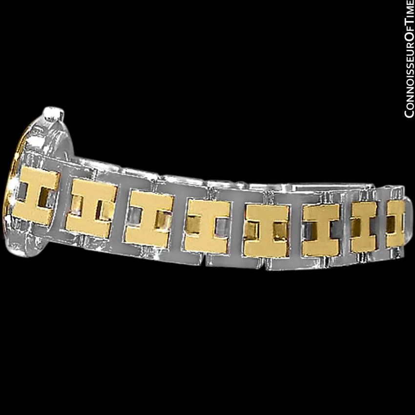 Hermes Ladies Clipper 2-Tone Quartz Watch - Stainless Steel & 18K Gold Plated
