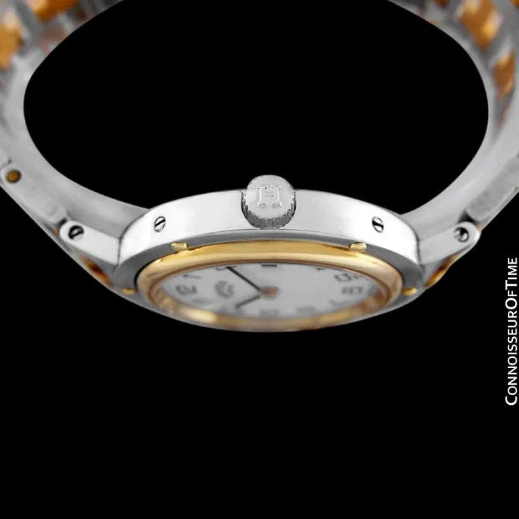 Hermes Misize Unisex Clipper 2-Tone Quartz Watch - Stainless Steel & 18K Gold Plated