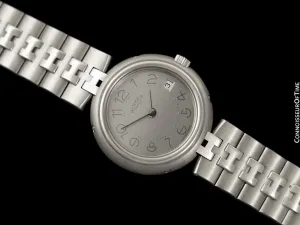 Hermes Profile Ladies Stainless Steel Watch with Bracelet - New Old Stock with Tag & Sticker
