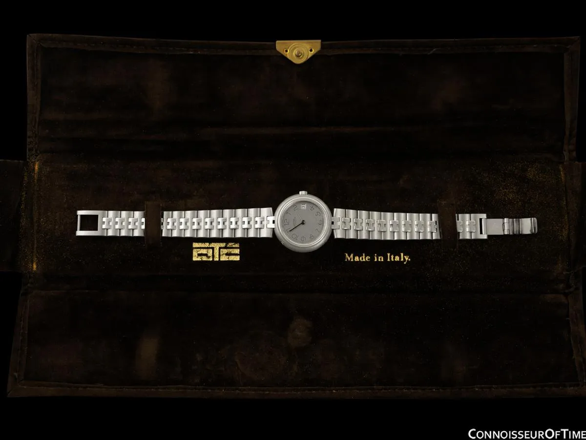 Hermes Profile Ladies Stainless Steel Watch with Bracelet - New Old Stock with Tag & Sticker