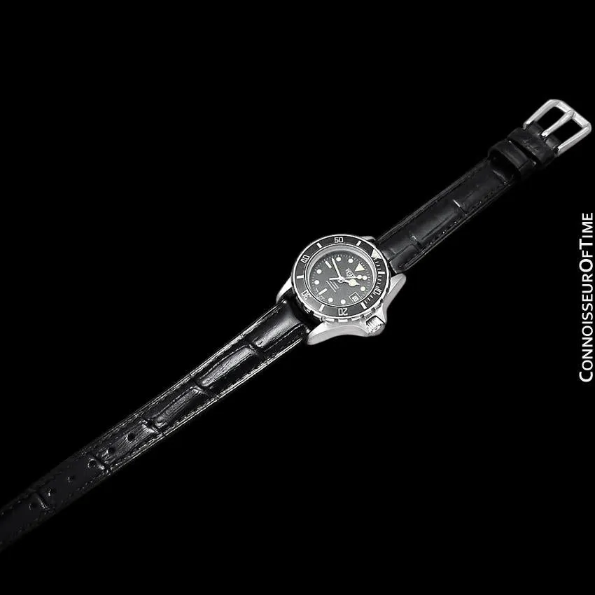 Heuer (Tag Heuer) Vintage Ladies "Bo Derek" Submariner Automatic Divers Watch - Stainless Steel