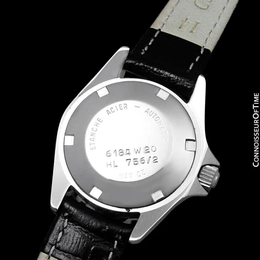 Heuer (Tag Heuer) Vintage Ladies "Bo Derek" Submariner Automatic Divers Watch - Stainless Steel