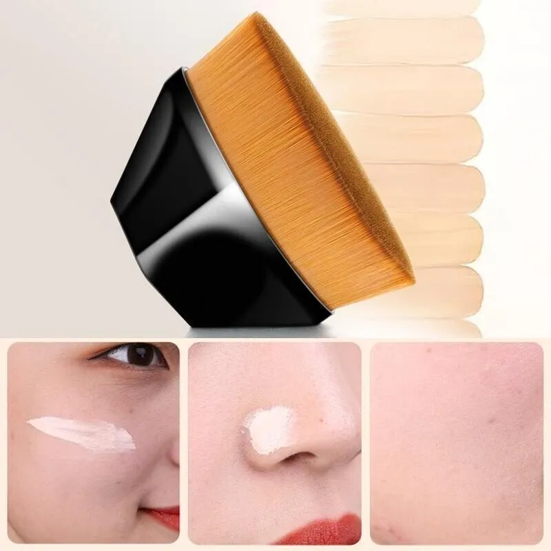 High-density seamless foundation brush