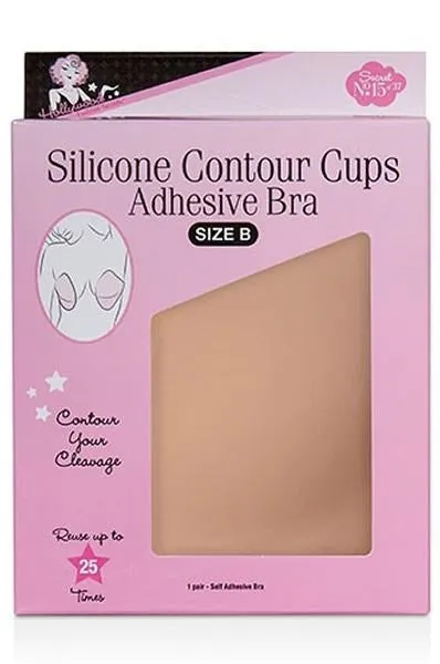 HOLLYWOOD FASHION SECRETS Silicone Contour Cups Adhesive Bra [1Pair]