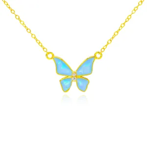 Holographic Wings Necklace