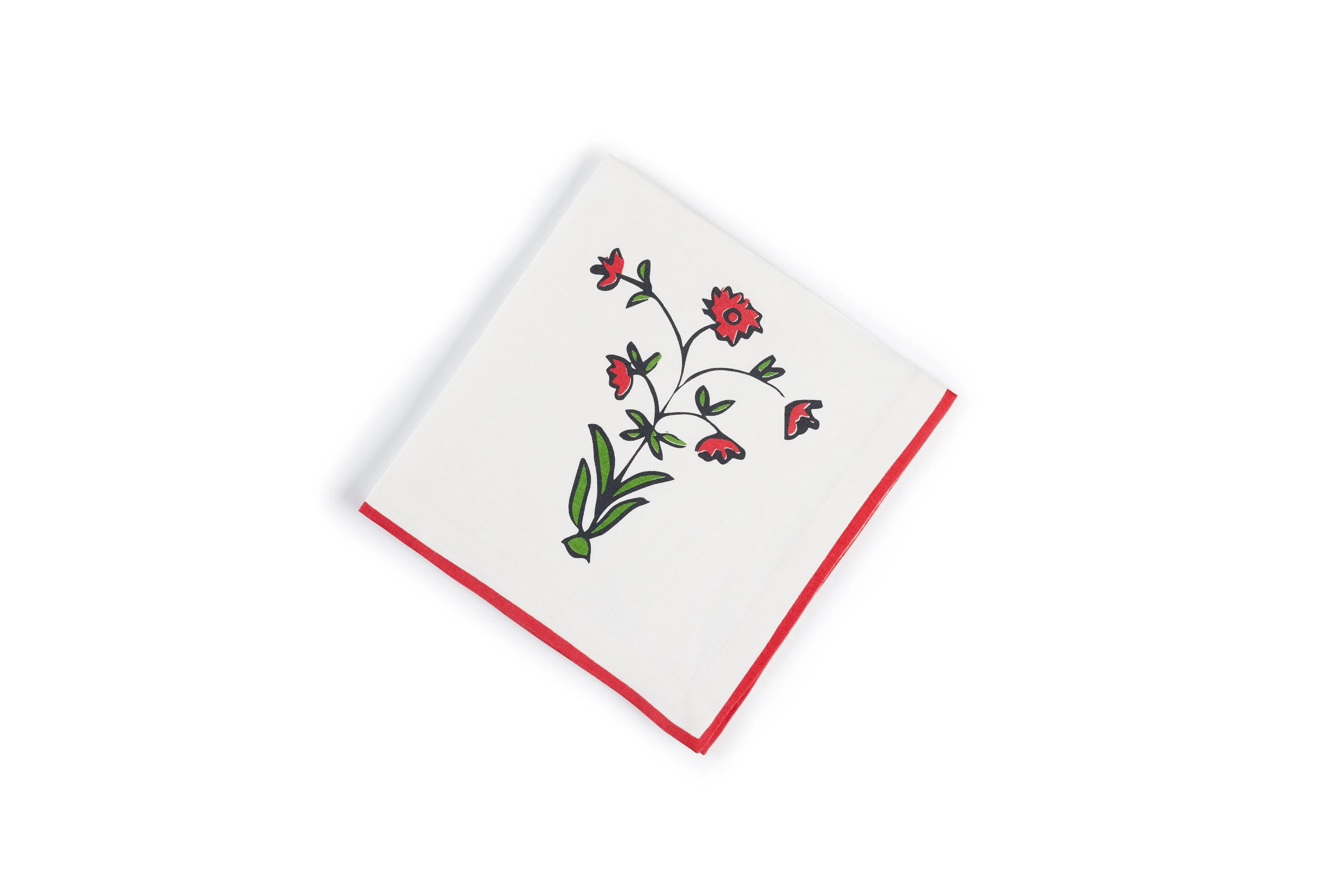 Home Table Linen Crimson Pietra Dura Napkins Cotton AcNpCp Fashion Edit Home Lifestyle Artchivesindia